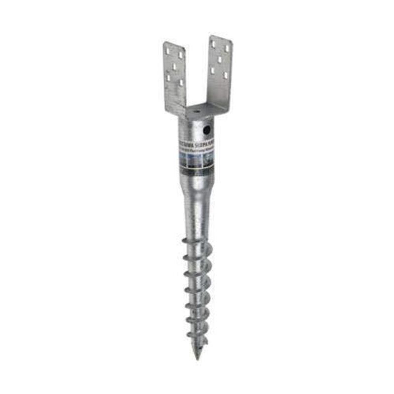 TEMU Domax PWU 90 Support de Poteau Base de Profil en U Manchon pour Poteaux en Bois 90X685X1.8 Mm 1pc.