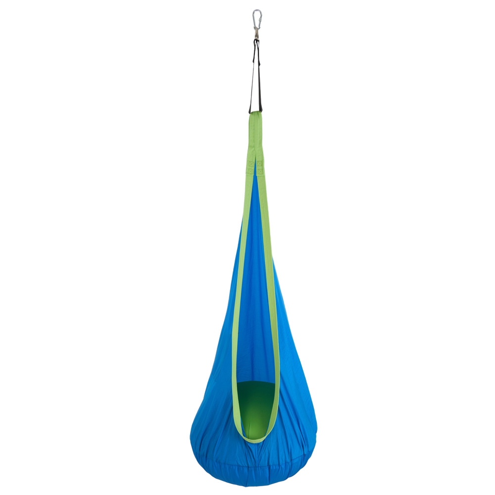Blue Indoor and Outdoor Dual Purpose Swing Chair with Accessories