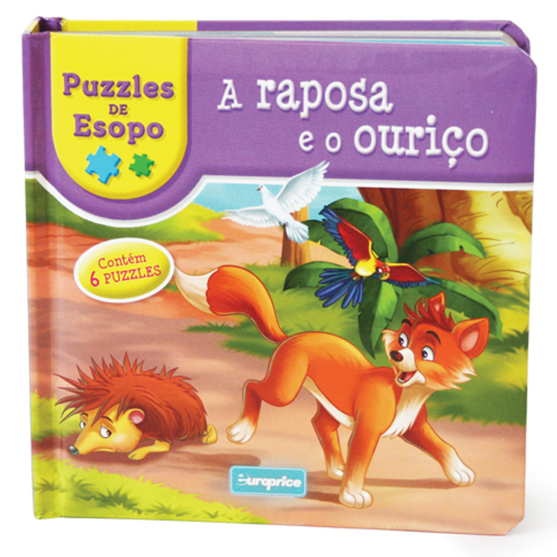 TEMU Puzzles de Esopo - A Raposa e o Ouriço