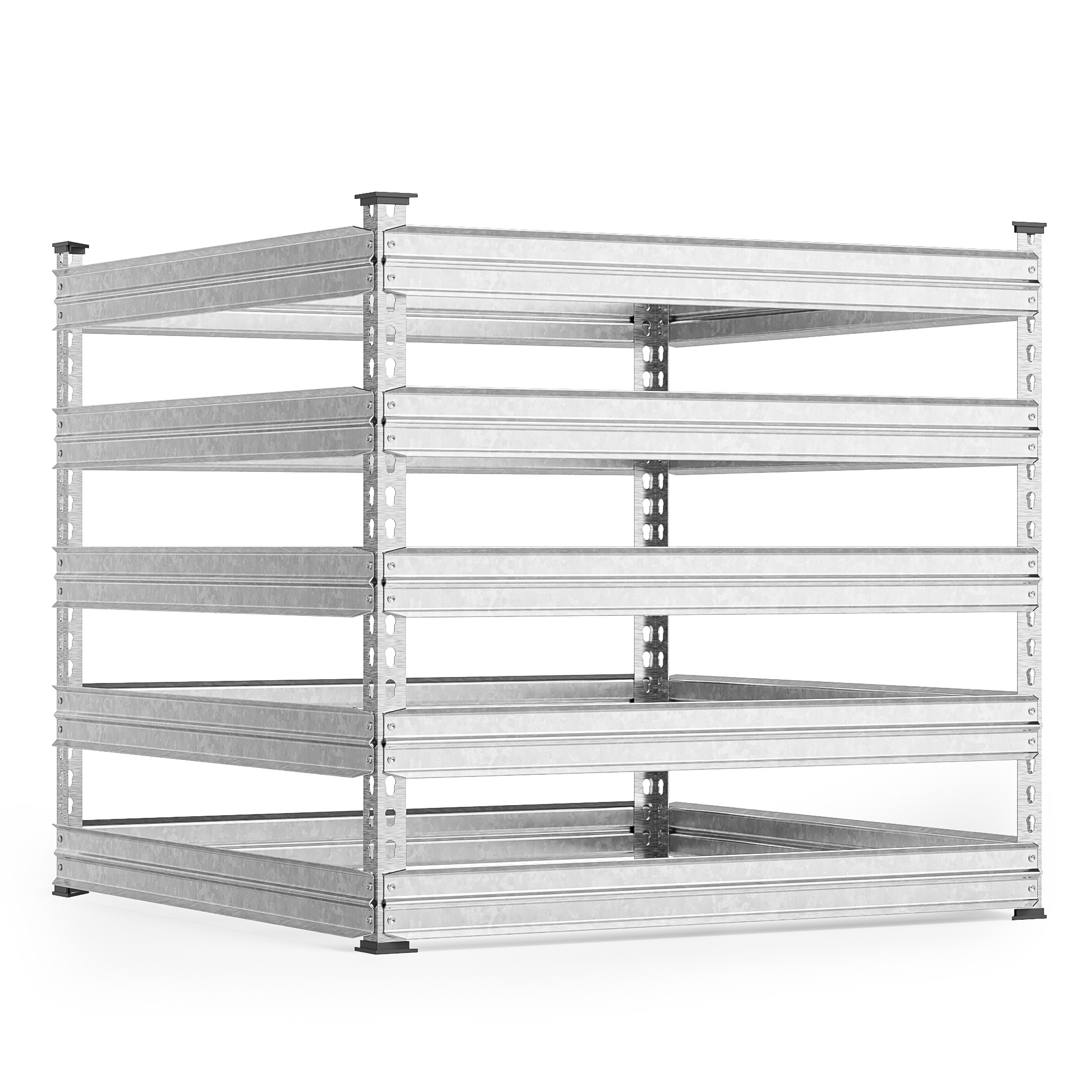 TEMU Wiltec Garden Compost Bin X 90 Cm, Metal Composter, Compost Container For 900 Of Compost, Galvanized Biocomposter For