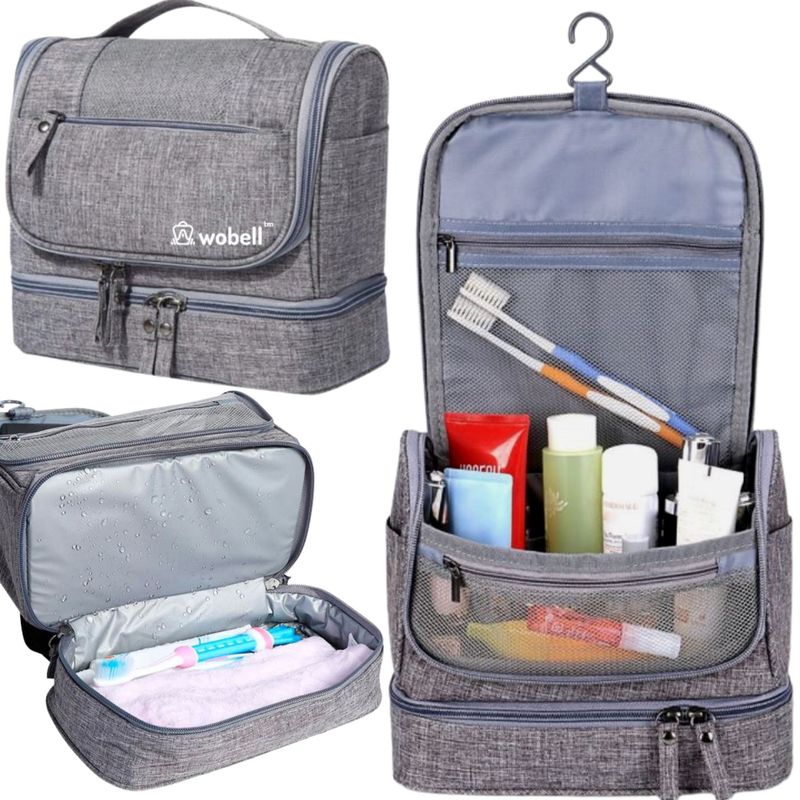 Travel Cosmetic Case with Hook for Makeup