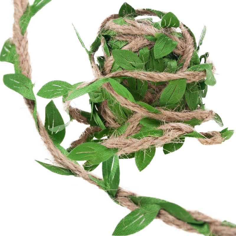 Image of Twine Jute Tape, Decorative, Decorative, For Gift Wrapping, Leaves
