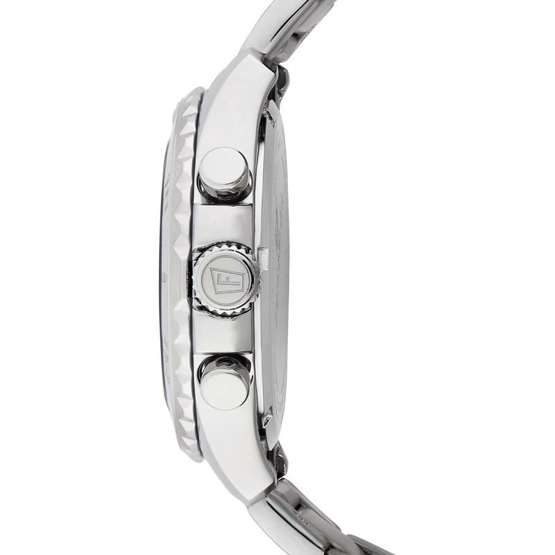 Women's Pink Stainless Steel Watch Bracelet with Chronograph Functions, Water Resistant to 100m, Mineral Glass, Deployment Clasp - Stylish Accessory for Everyday Wear