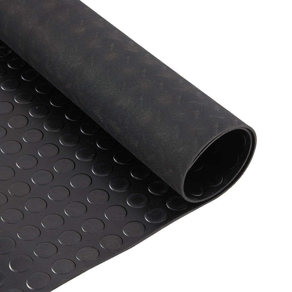 3mm Thick Rubber Anti-Slip Mat, Round Dot Pattern
