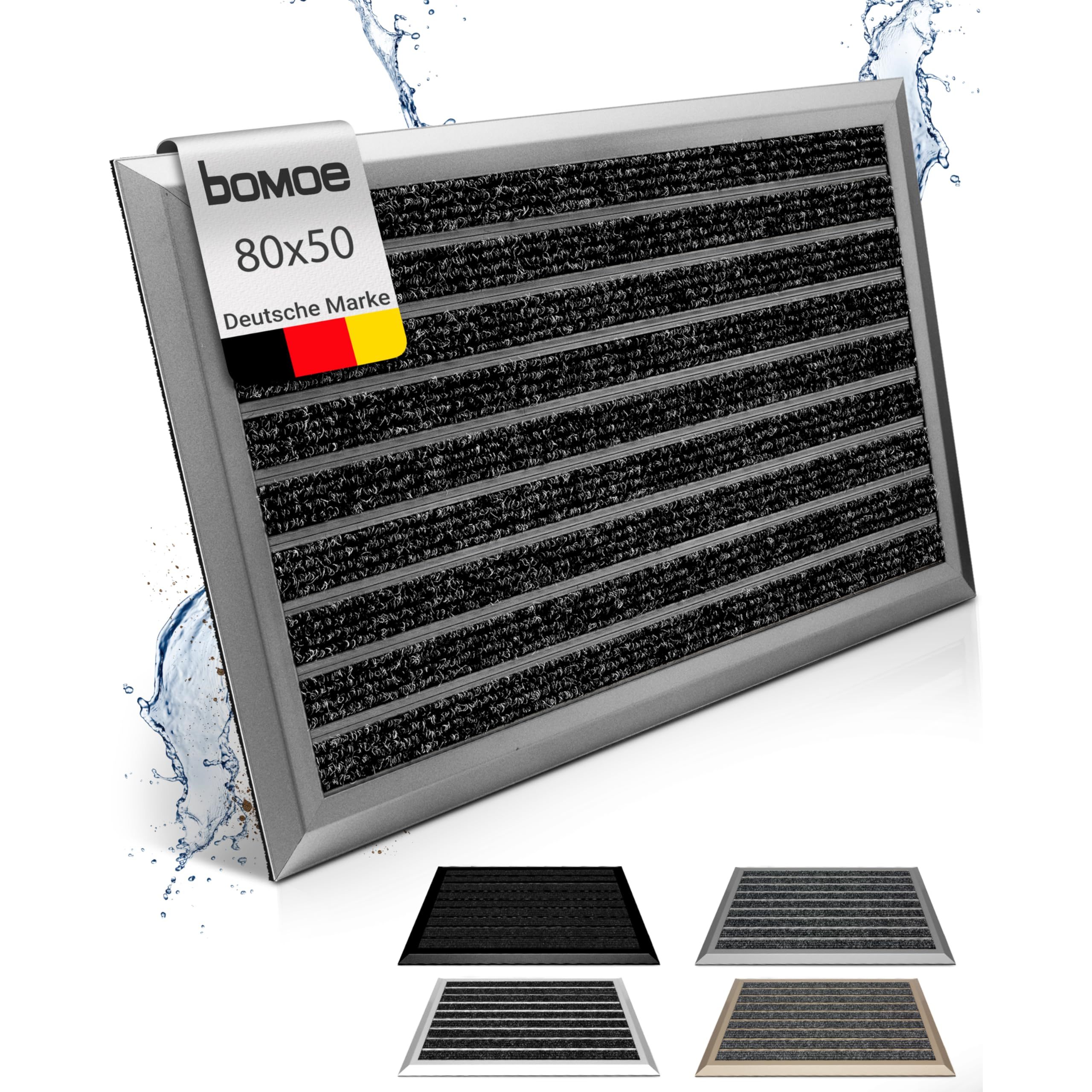 Image of Bomoe Outdoor Doormat – Slip-resistant, , Outdoor Foot Mat – Entrance Doormat With Grille Design – Alugant