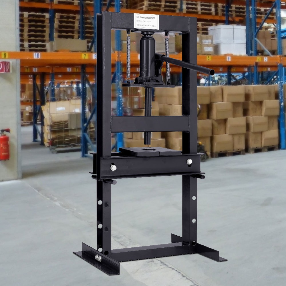 6-Ton Hydraulic Workshop Press for Heavy-Duty Use
