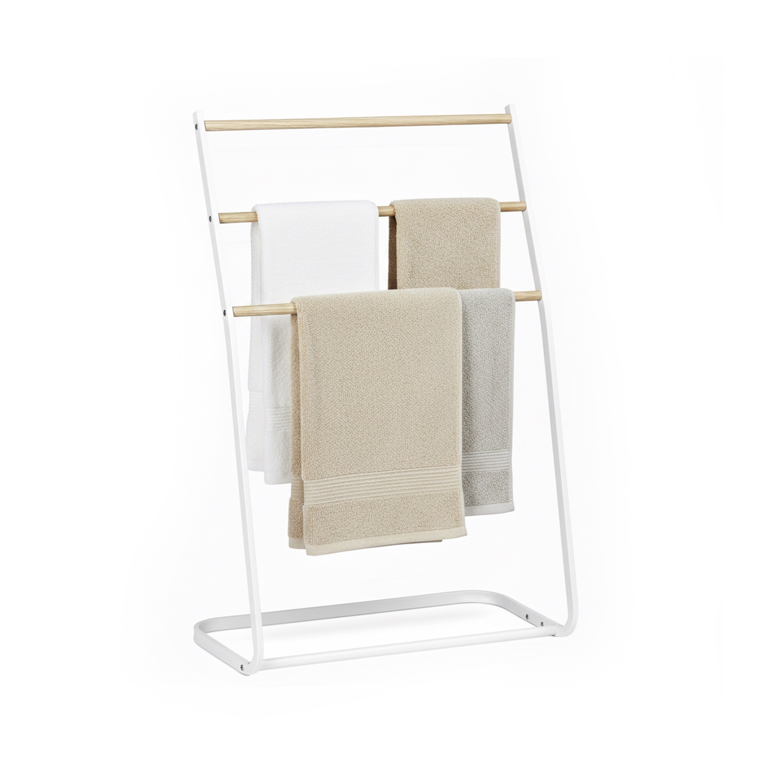 Towel Holder In White