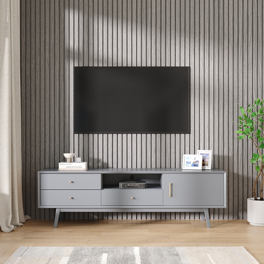 TEMU Wood Panel Wallpaper Roll Grey Pvc Self Adhesive Wallpaper Wood Effect 60x1000cm Sticky Back Plastic Slat For Walls Furniture Removable