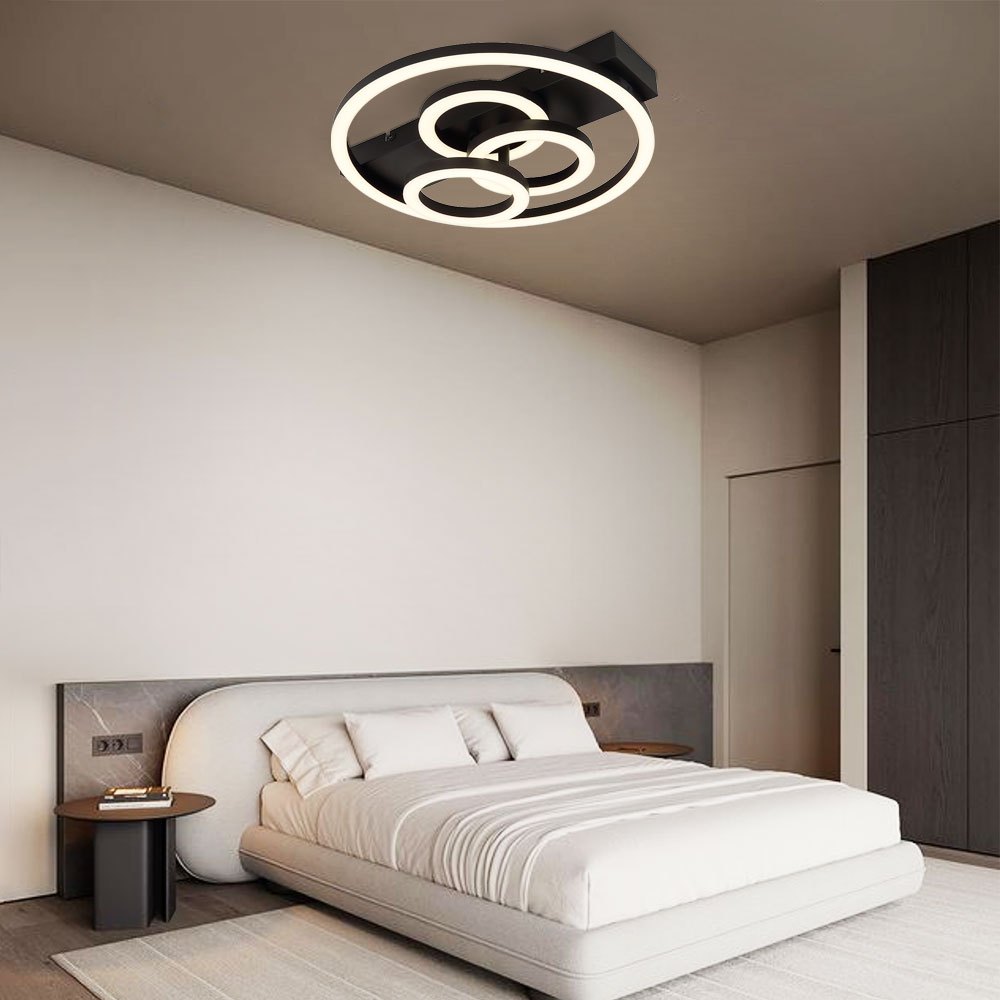 Ceiling Light Ceiling Lamp Room Lamp Black Memory Dimmable Cct 40w