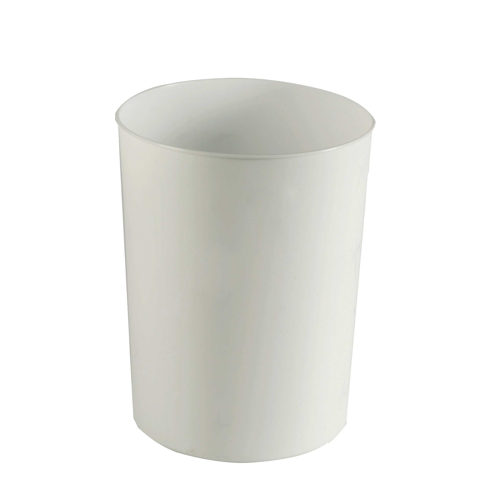 Image of Well Home 11l White Plastic Trash Can