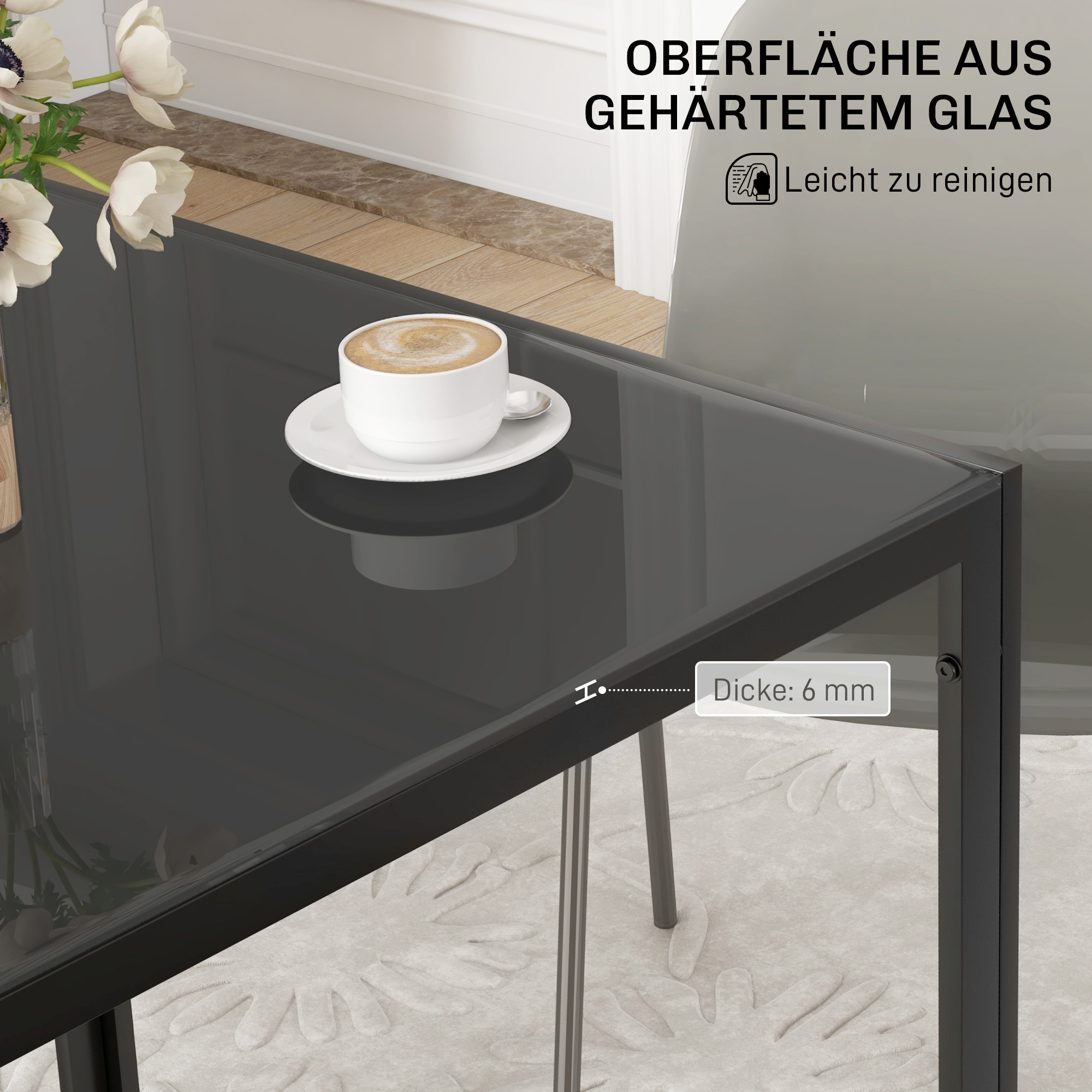 esszimmertisch 75 x 75 cm quadratischer küchentisch 4