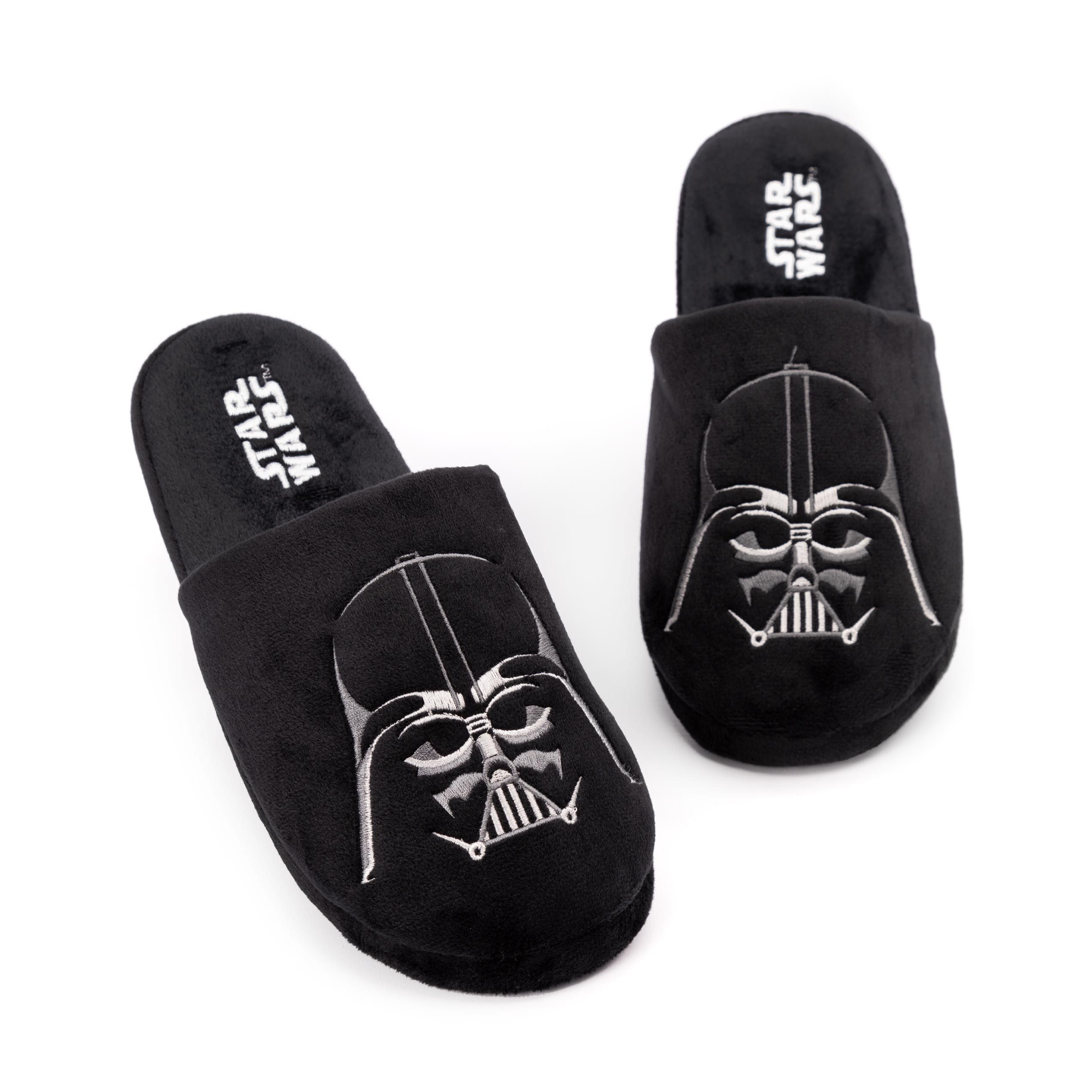 TEMU Star Wars Slippers For Men | Adults Dark Side Vader House Shoes | Novelty Merchandise Gifts For Him | Memory Foam Polyester Slip On 9 Uk