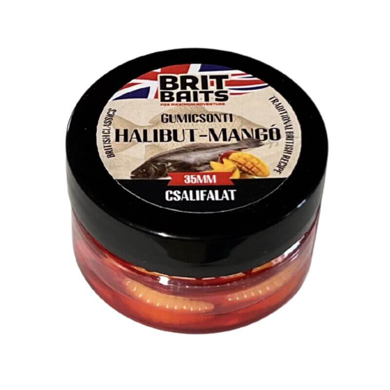 Image of Britbaits Rubber Bone Halibut-mango 35 Ml