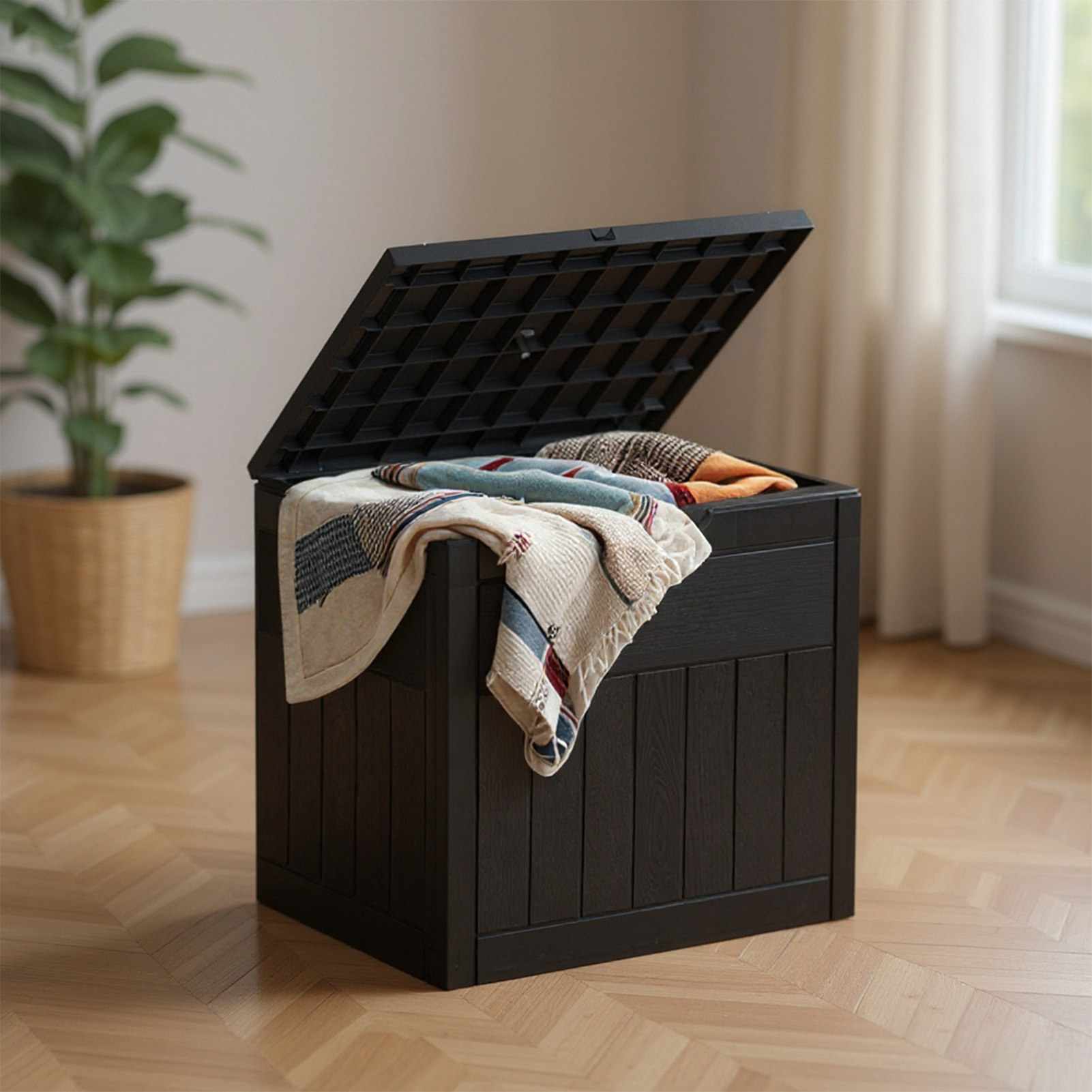126L Multifunctional Storage Box with Detachable Design