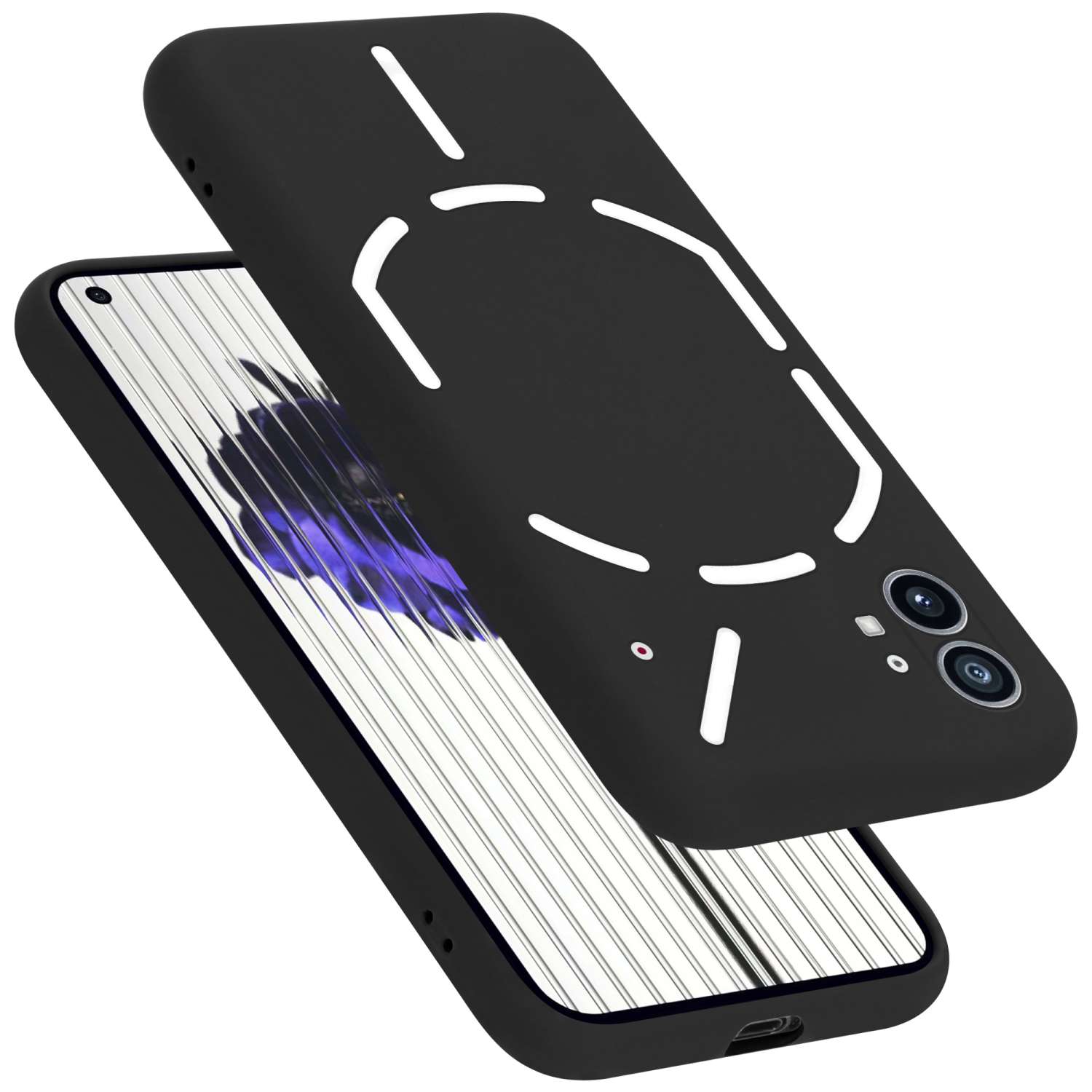 Case Compatible For Nothing Phone (1) Protective Of Flexible Tpu Silicone Back Case Cover Phone Case