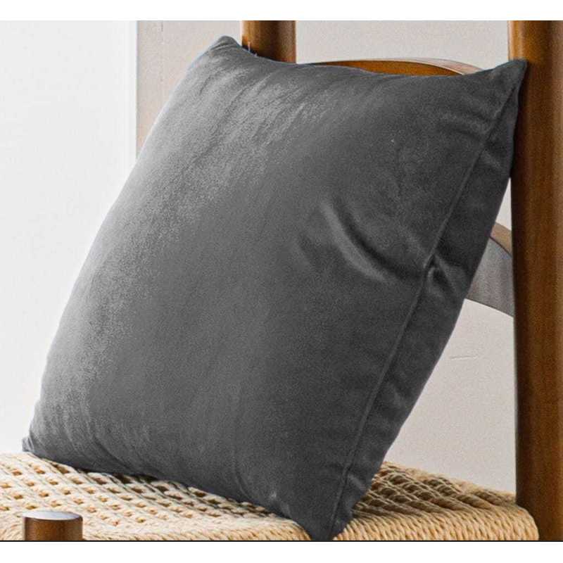 Velvet Pillowcase 40x40 Gray