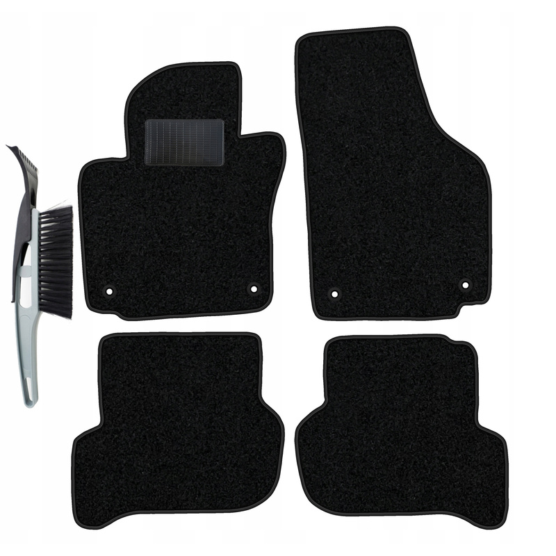 Velour Floor Mats Complete Set Fitting For Golf 2005-2014