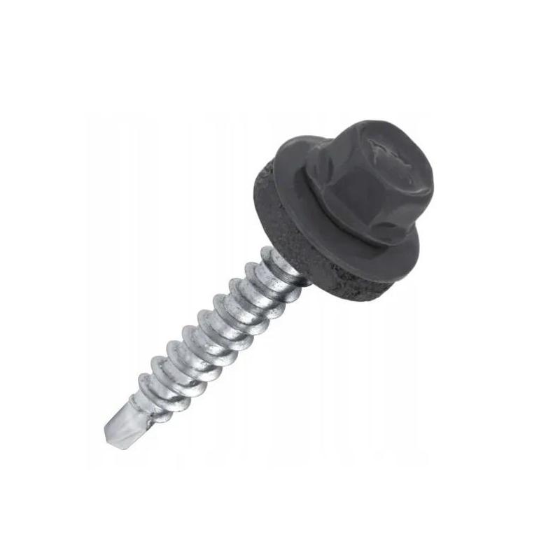 Image of Wss Self-drilling Screws For Sheet Metal, Ral 7024 Graphite Gray, 5.5 X 32 Mm, 250 Pcs