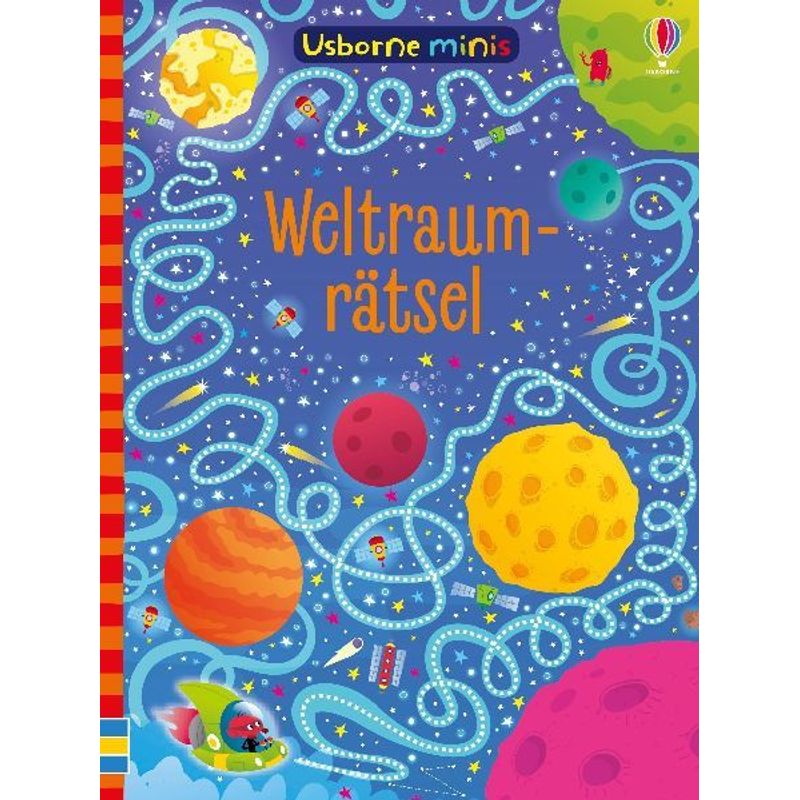 Usborne Minis: Space Puzzles: Small But Mighty - Mini-format Puzzle Book - With Solutions - For Children Ages 5 And Up