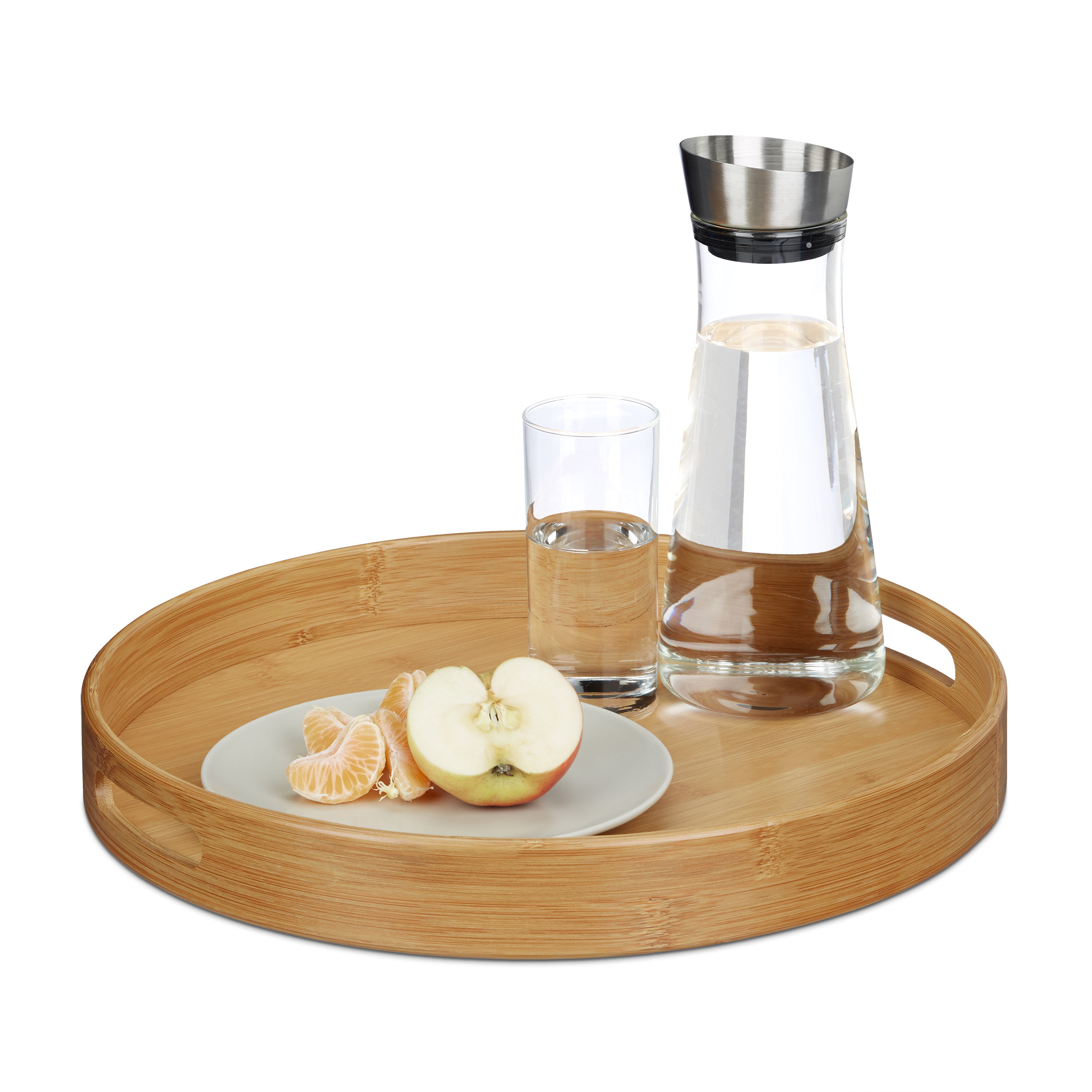 TEMU Serving Tray In Natural - Ø38.5 Cm