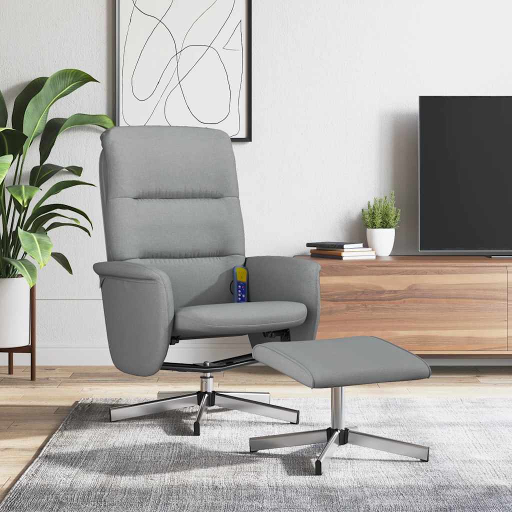 Image of Vidaxl Massage Chair With Massage Function, Tv Chair, Relaxation Chair, Recliner Chair, Chair