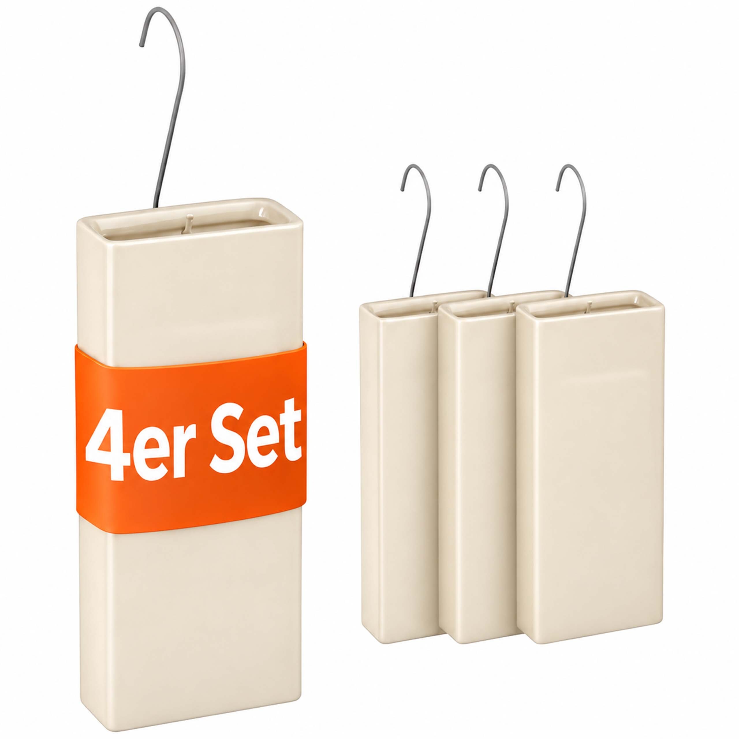 Image of 4 X Air Humidifier Heater In Beige - 400ml
