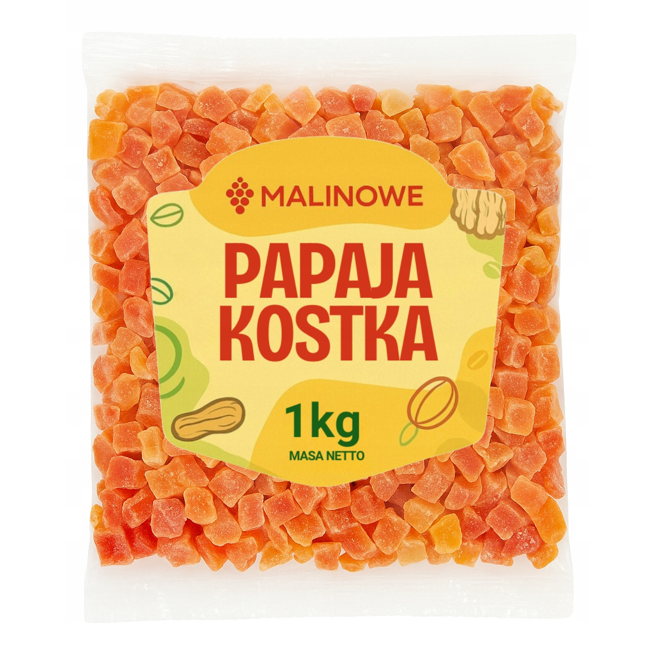 Image of Candied Papaya Cube 1kg Dried Papaya In Cube As Premium Quality