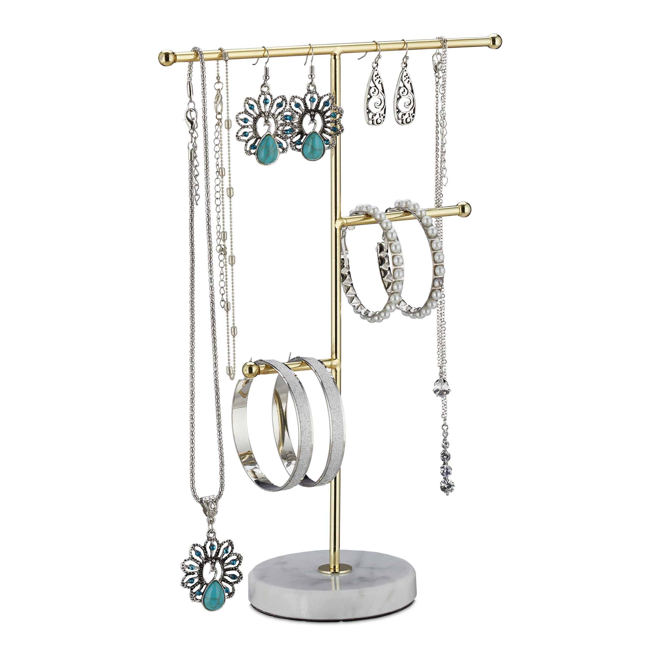 Jewelry Stand In White Gold