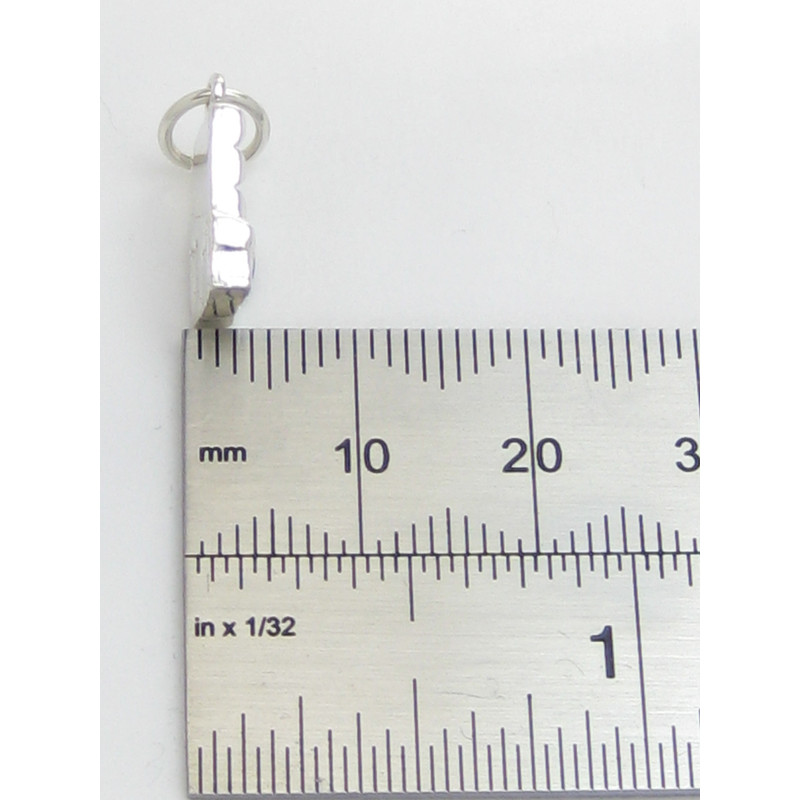 Sterling Silver Chocolate Bar Charm, Sweet Design