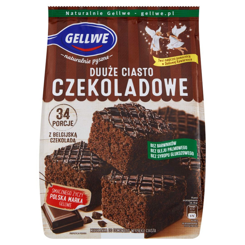 Image of Gellwe Chocolate Cake Mix For Baking 670 G