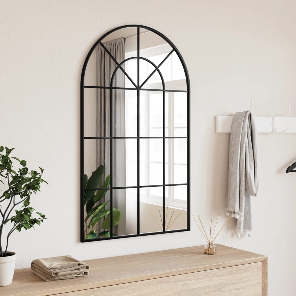 Image of Vidaxl Wall Mirror Decorative Mirror Bathroom Mirror Bath Mirror Hallway Mirror Hanging Mirror Bedroom Mirror Living Room Wall Mirror Curved