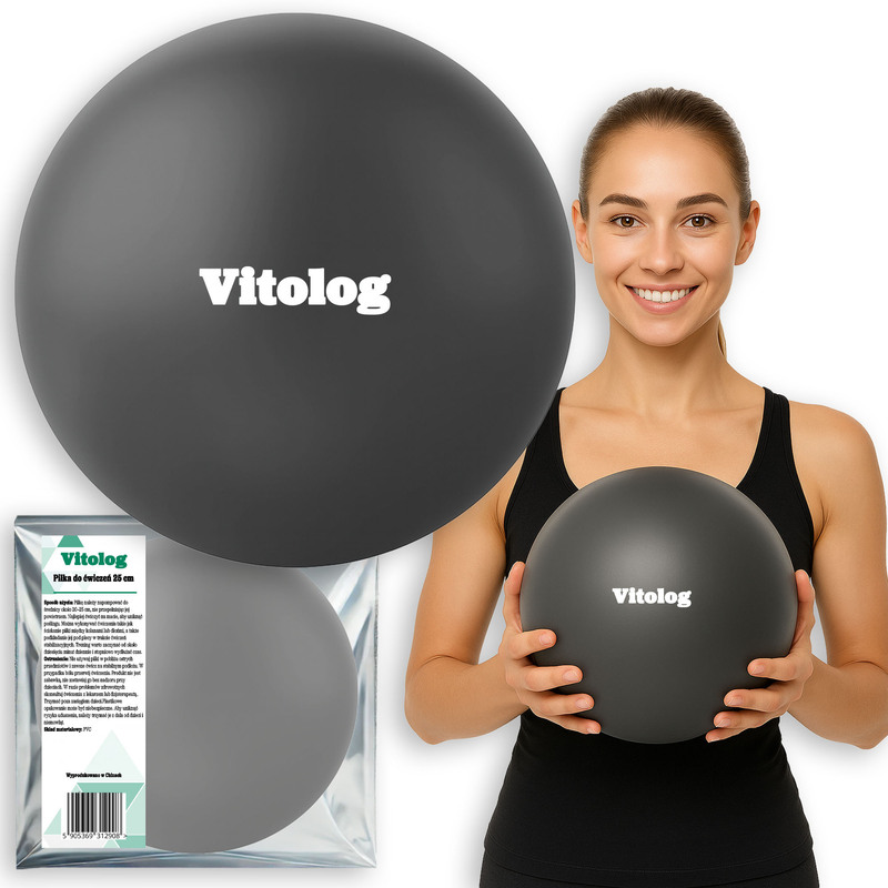 TEMU Kleiner Fitnessball 22 cm Vitolog Gymnastik Rehabilitation Pilates Yoga während der Schwangerschaft Training Rehabilitation Training PVC und