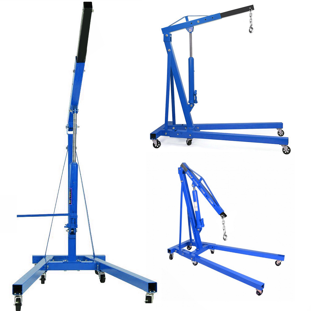 Professional 2-Ton Foldable Engine Crane Heavy-Duty Lifting Jack