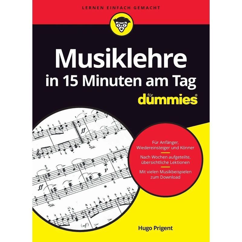 Image of Music Theory In 15 Minutes A Day For Dummies - Paperback - Hugo Prigent - For Dummies - 306 Pages - German - 2022 - Wiley Vch Gmbh - Ean 9783527719563