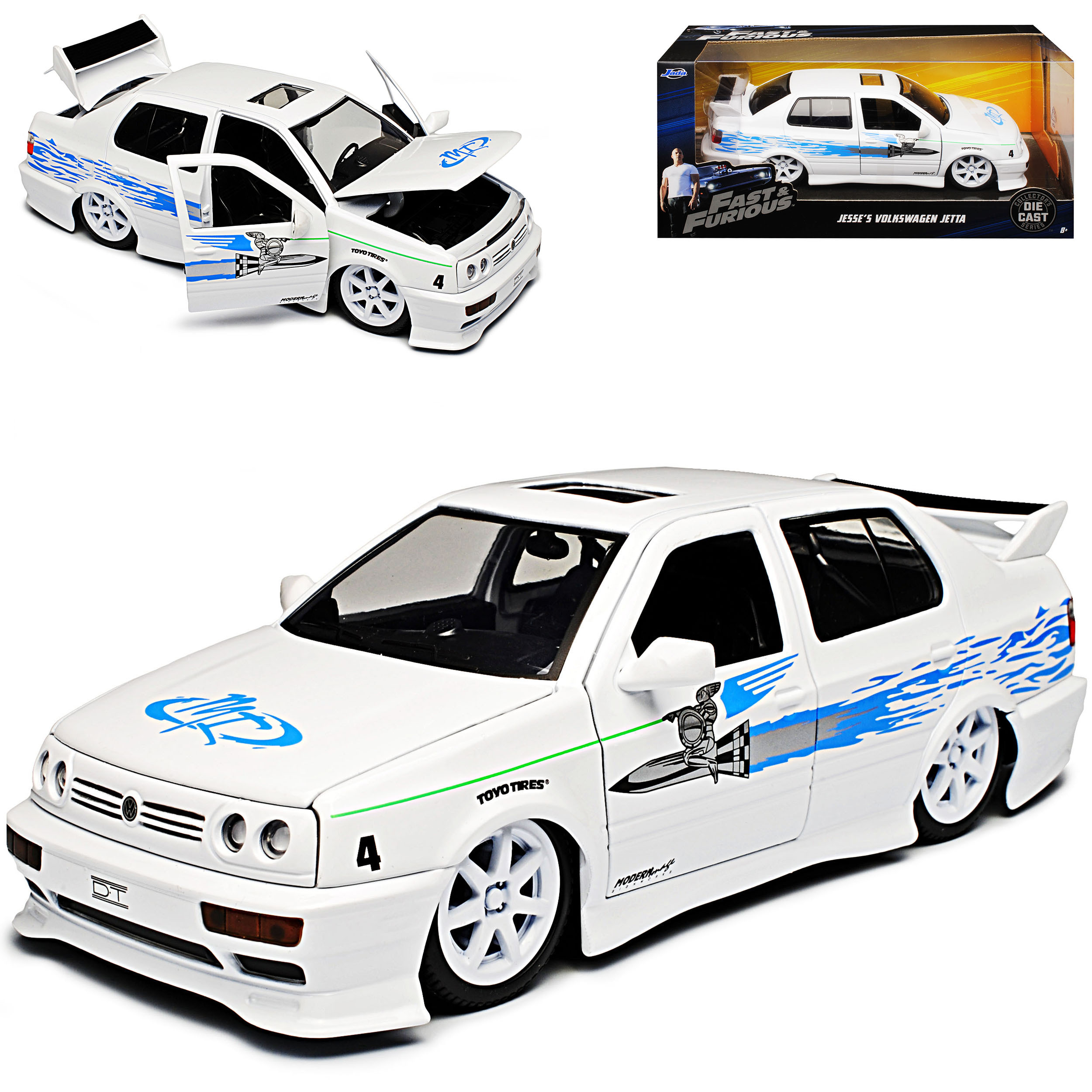 Vw Jetta Iii Vento 's 1992-1998 1/24 Jada Model Car