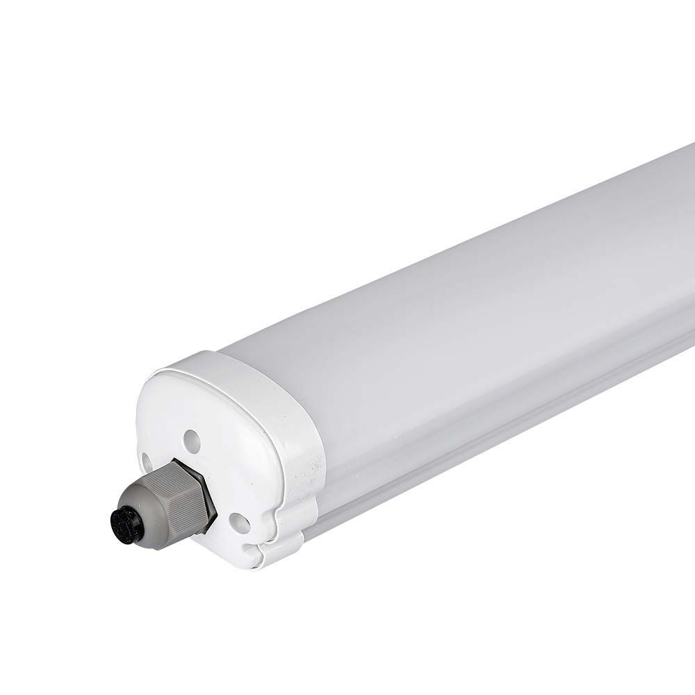 Image of Bathroom Ceiling Light Led Tube Hall Lamp, Ip65, 18w 2160lm 6500k Cool White, Lxwxh 60x6.5x5.8cm