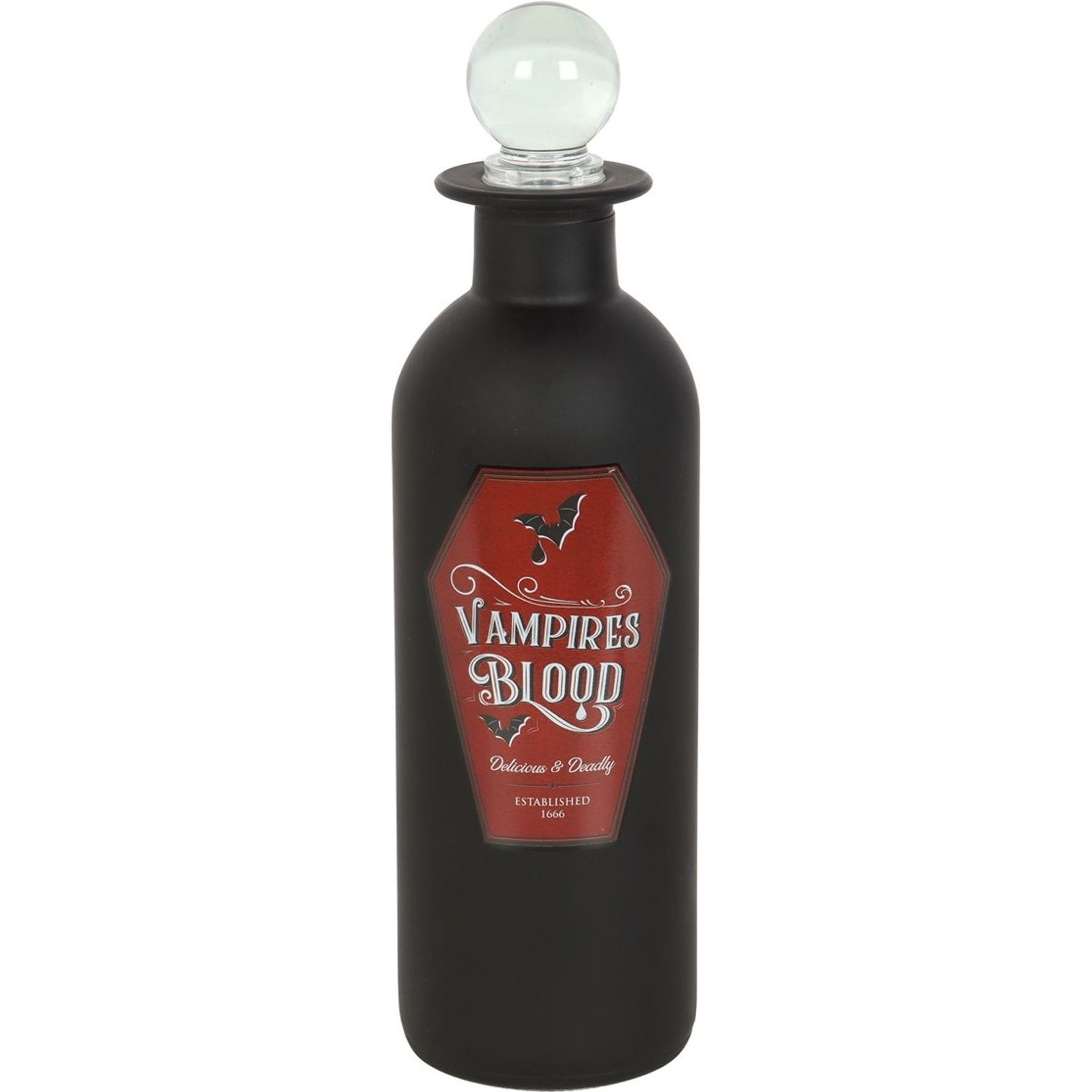 TEMU Vampire Blood Potion Bottle Glass Decoration, Resin Material