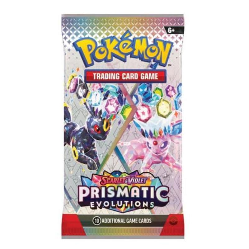 E-shop Prismatic Evolutions 1x Booster ENGLISCH | -Entwicklungen Special | 10 Karten inkl. 1 Code-Karte