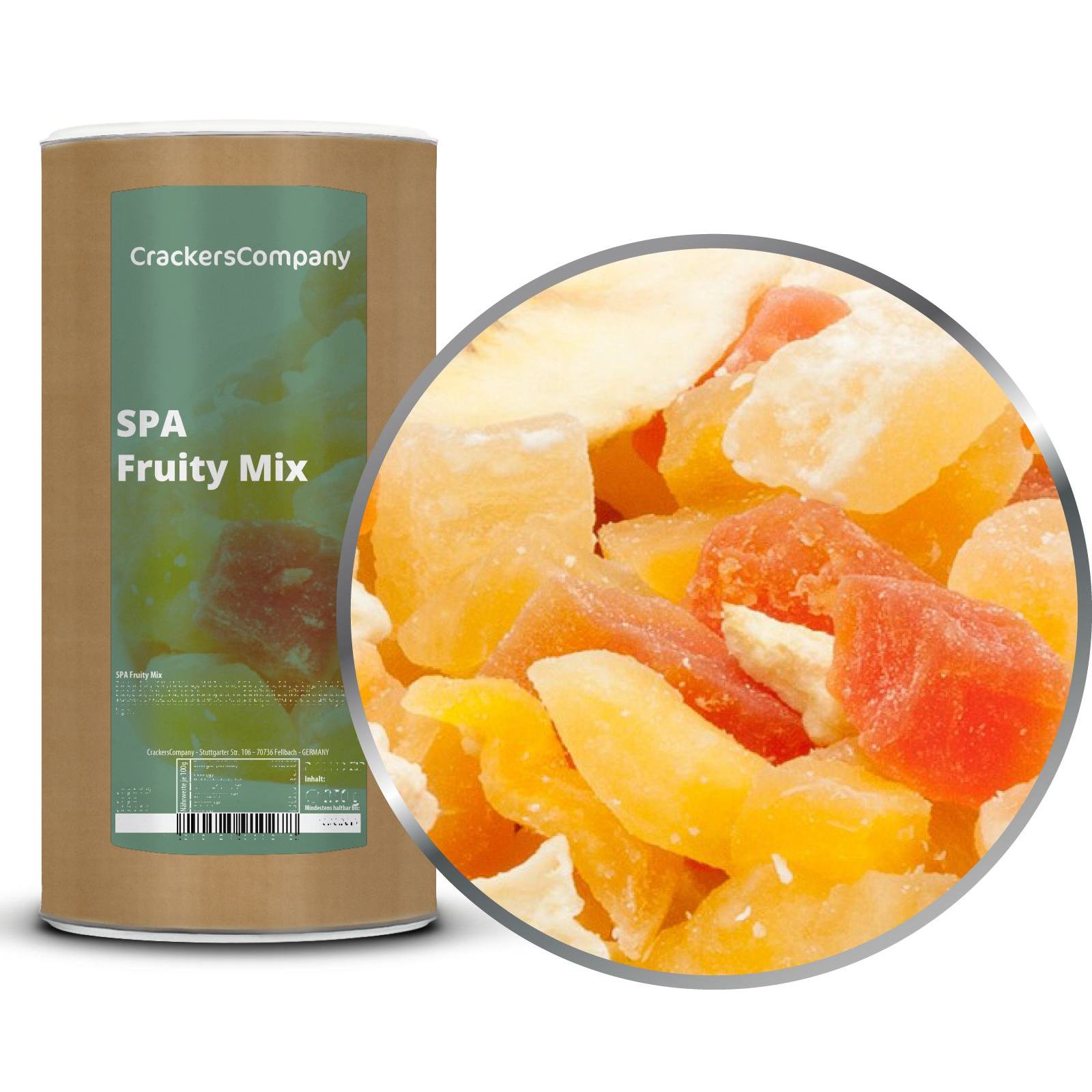 Spa-fruit Mixture – Exotic Fruits Dried & Candied – By Crackerscompany