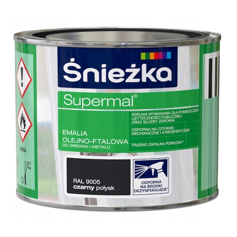 SNJEŽNA BELA Supermall Crni Sjaj 9005 0.2L
