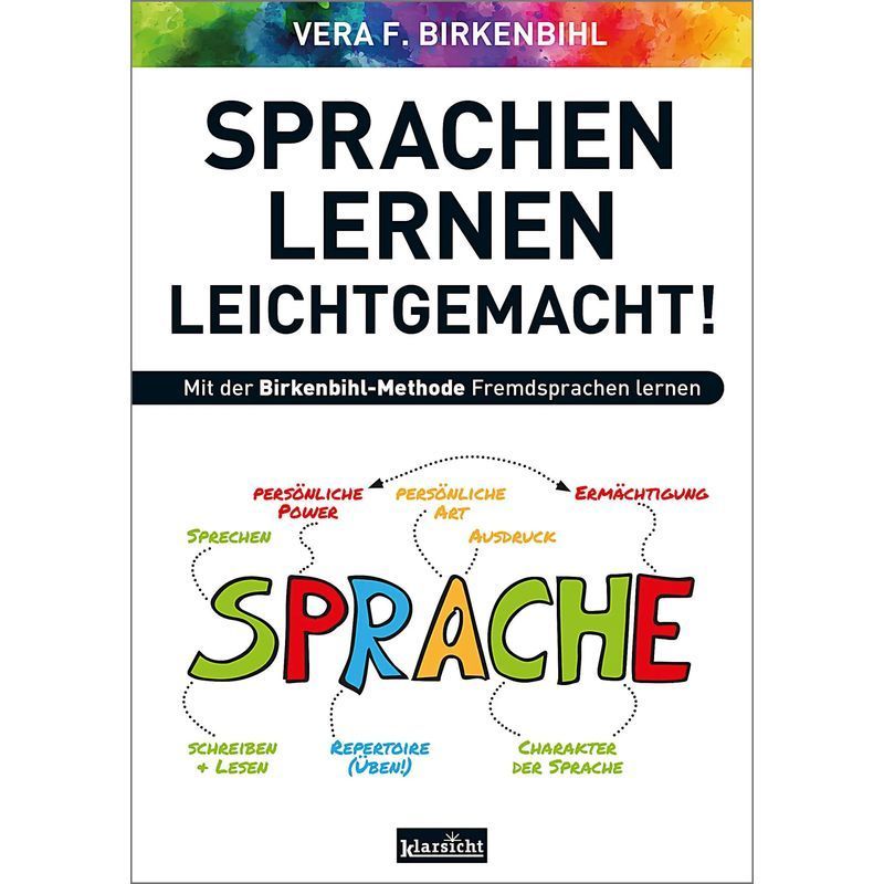 Vera F. Birkenbihl: Learning Languages Made Easy / Learning Foreign Languages With The Birkenbihl Method / Paperback / German / 2022 / Klarsicht Publishing House