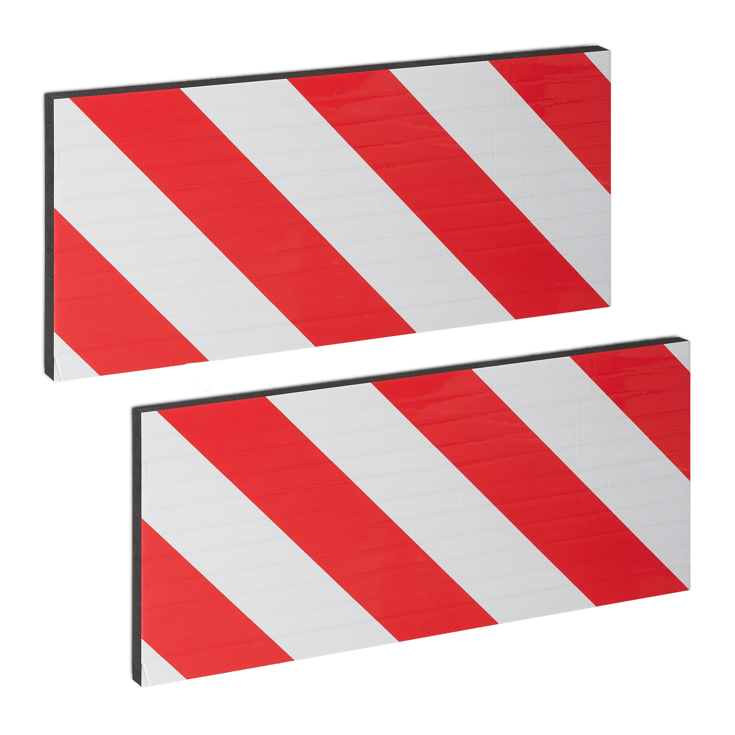 2 X Garage Wall Protectors In Red/white