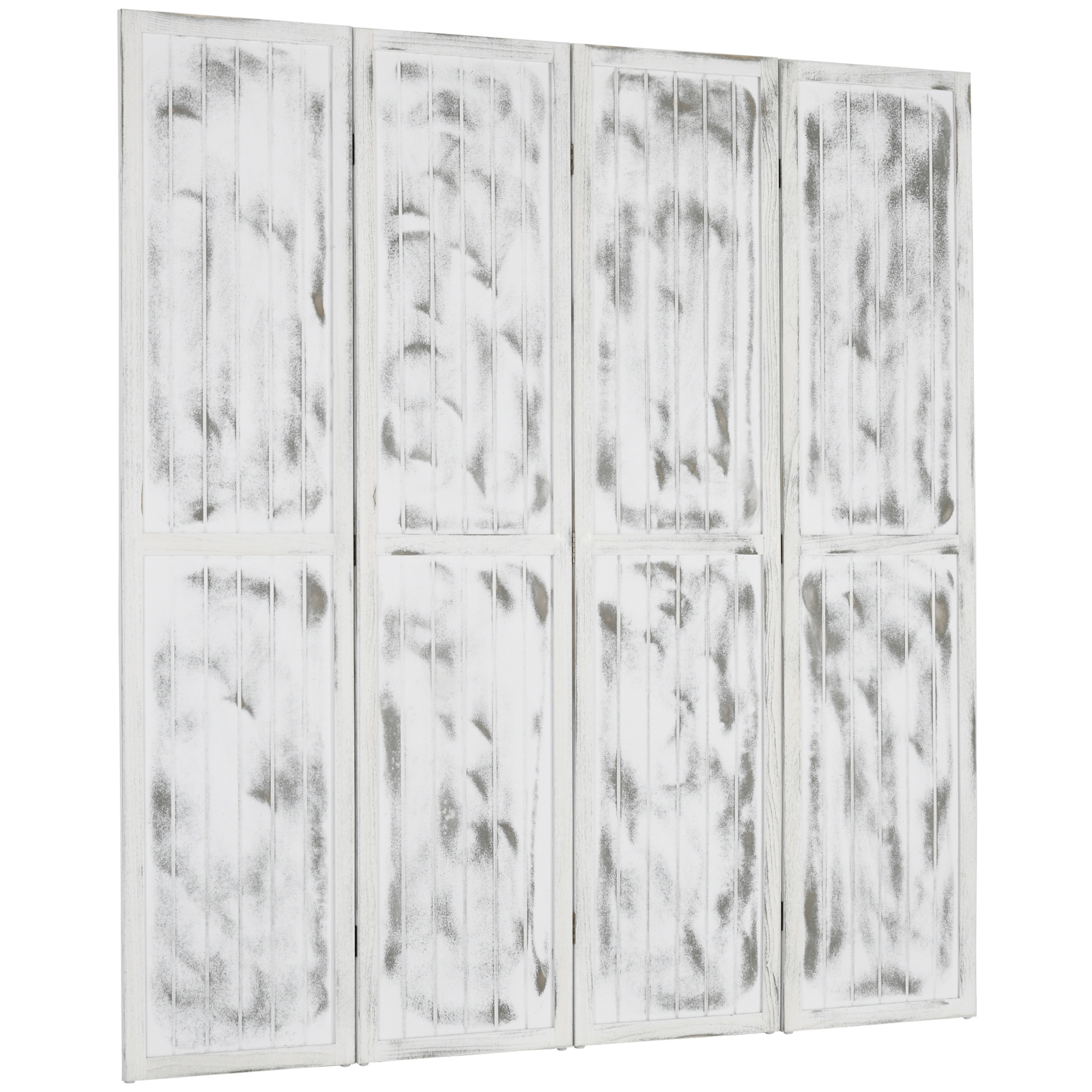 TEMU HOMCOM Biombo Plegable 160.5x170 cm Divisor de Habitacionde 4 Paneles Separador de Ambientes para Decoracion Dormitorio Sala Cocina Oficina