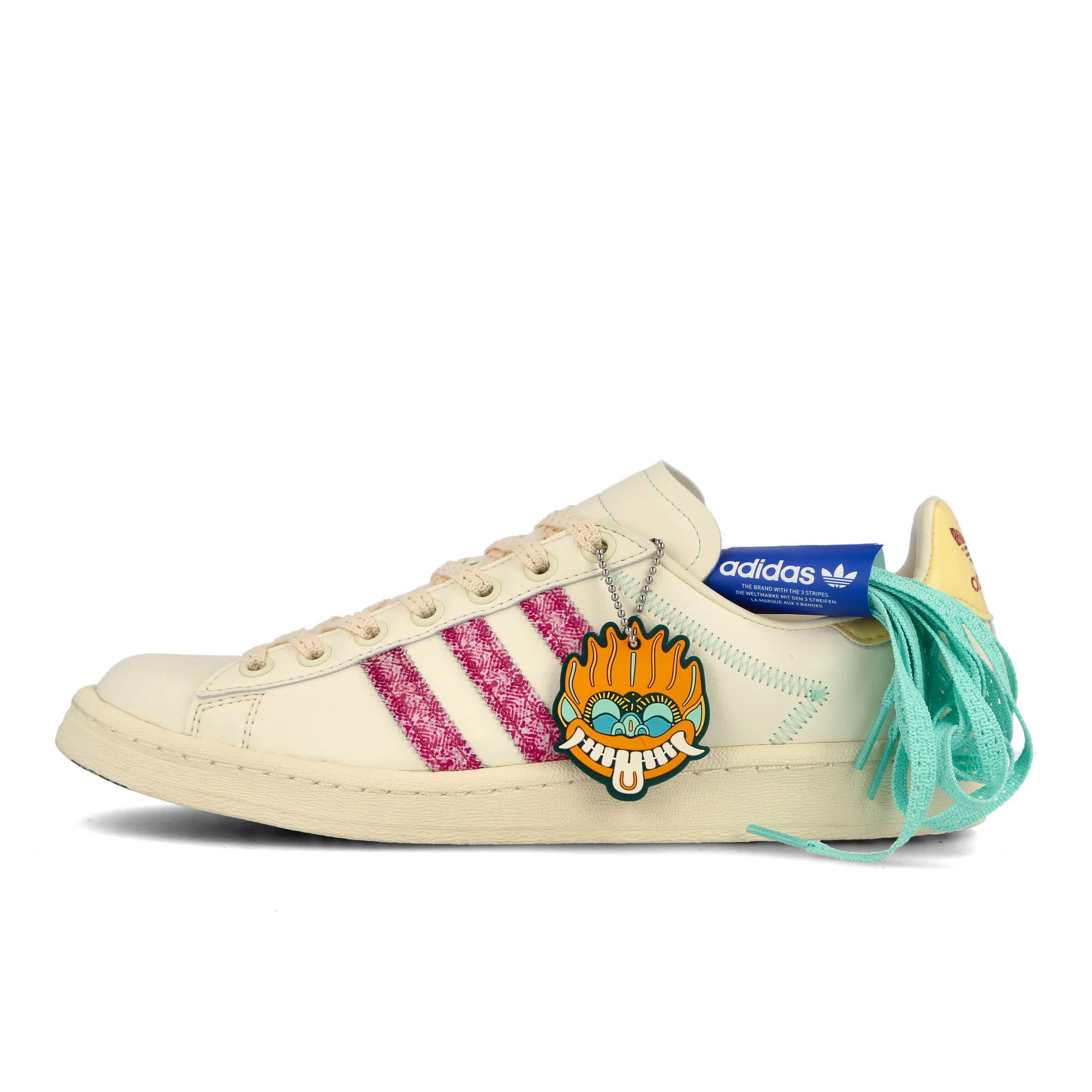 Campus Kolas Sneakers, Model Fz6569, Fashion-style Sneakers In Creamy White, Upper Made Of Fabric, Comfortable Premium Everyday Footwear