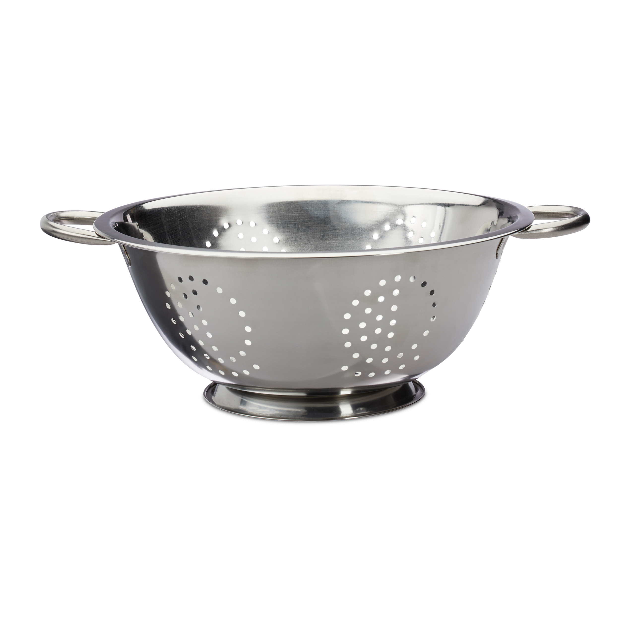 TEMU sur pied, 12 x 28 cm, avec poignées et grands trous, compatible lave-vaisselle, pour pâtes, fruits, salade et pommes de terre, égouttoir, tamis