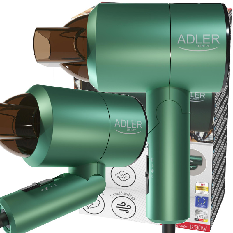 Compact Hair Dryer 1200w With Cold Air Function – Perfect For Travel And Everyday Styling