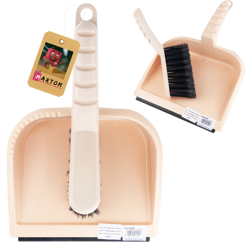 Folding Broom Dustpan And Brush Cleaning Set For Sweeping