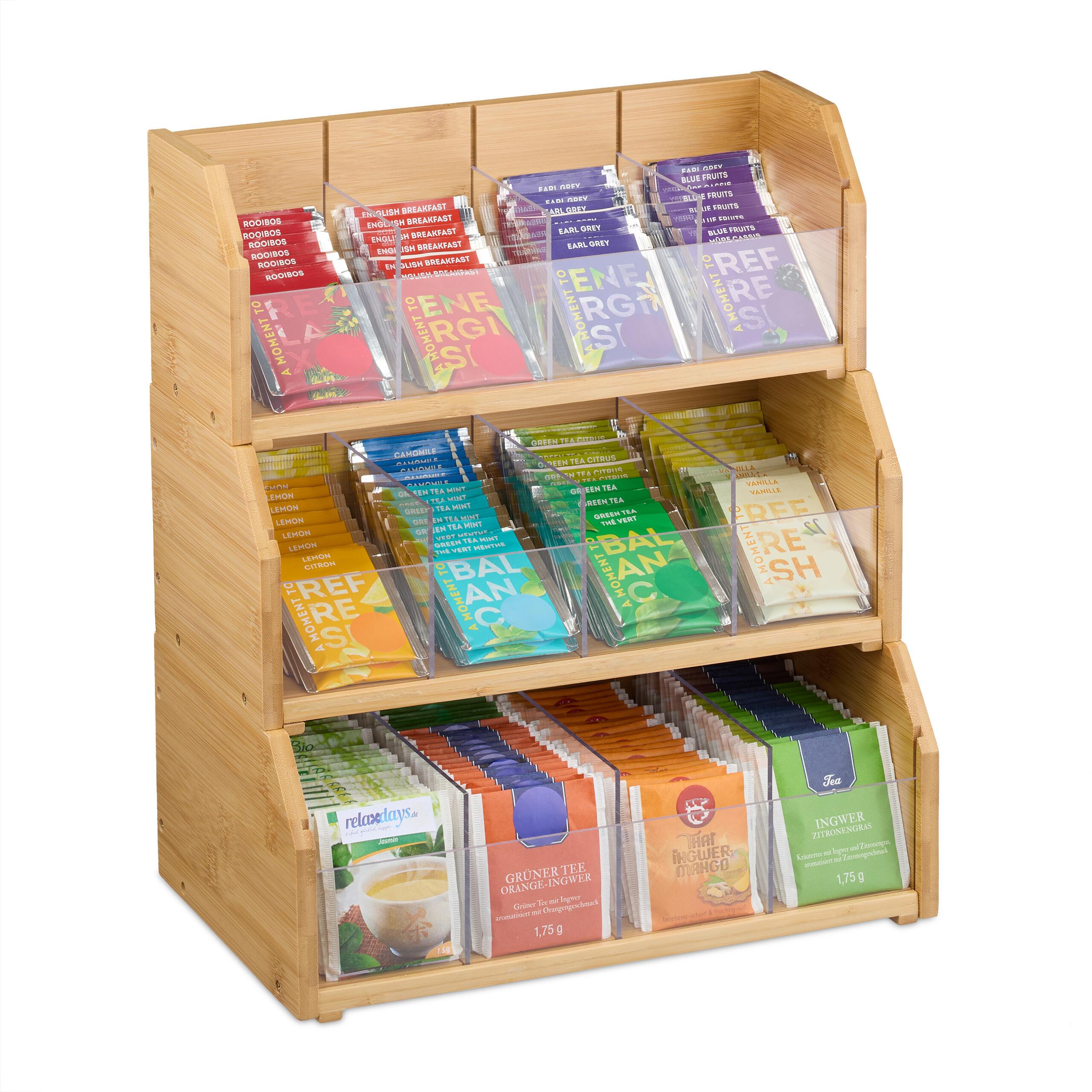 Tea Organizer - (w)31 X (h)36 X (d)19 Cm