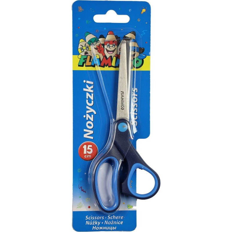 Ergonomic Scissors 15 Cm Flamingo