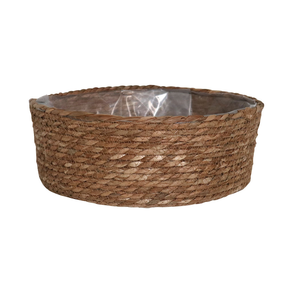 E-shop Pflanzschale SEASON braun D35cm aus Pflanzenfaser Pflanzkorb - MITTEL